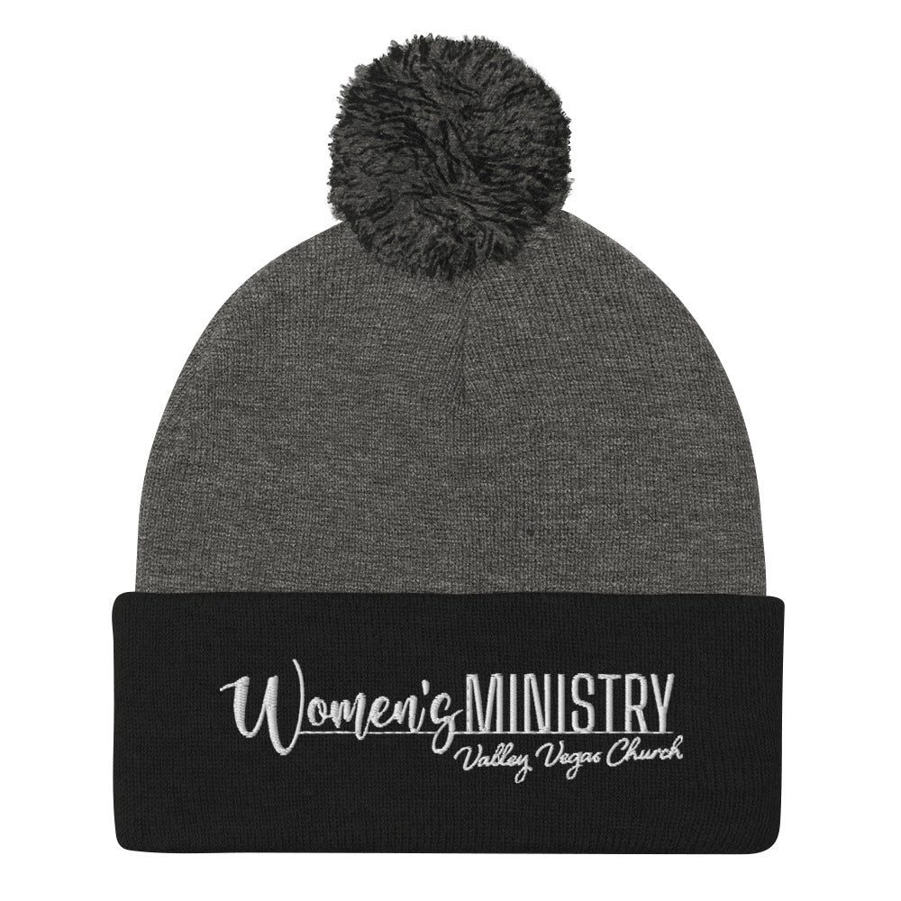 Women's Ministry Pom Pom Beanie