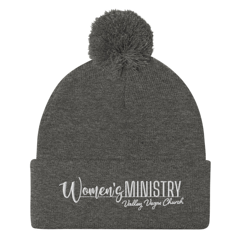 Women's Ministry Pom Pom Beanie