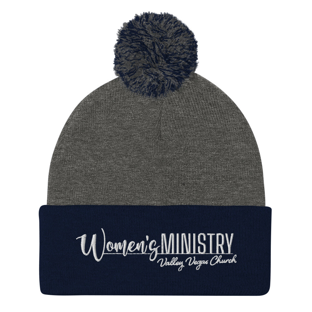 Women's Ministry Pom Pom Beanie