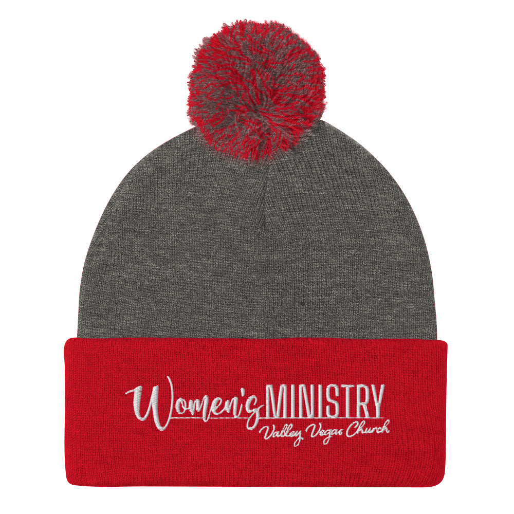 Women's Ministry Pom Pom Beanie