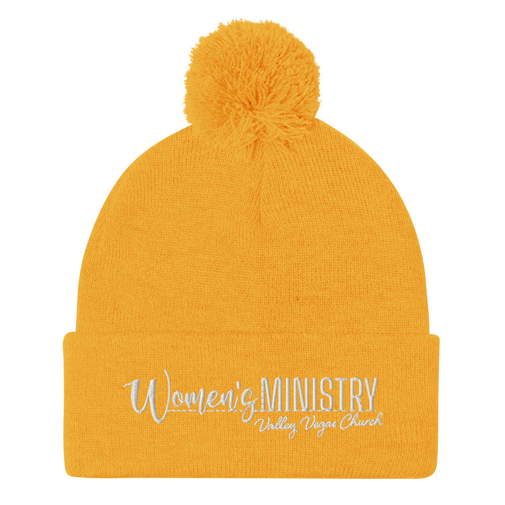 Women's Ministry Pom Pom Beanie