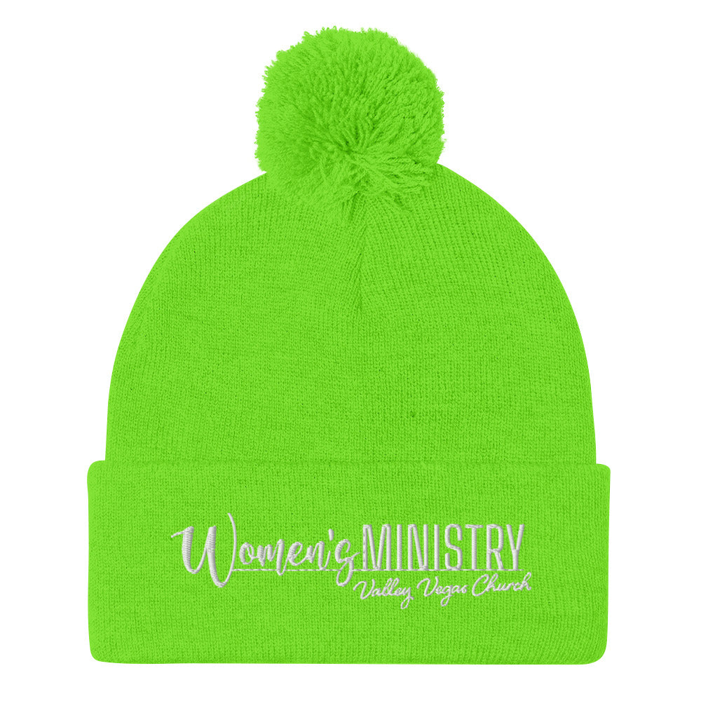 Women's Ministry Pom Pom Beanie