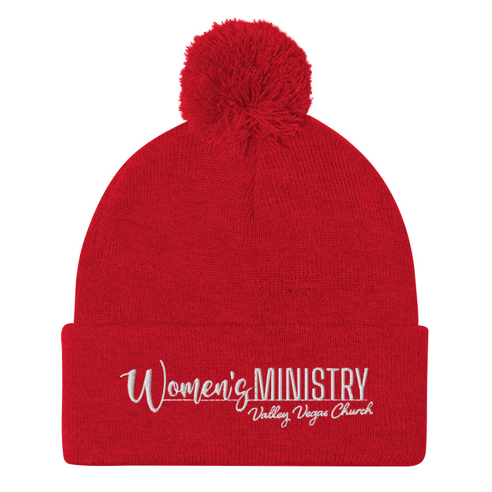 Women's Ministry Pom Pom Beanie
