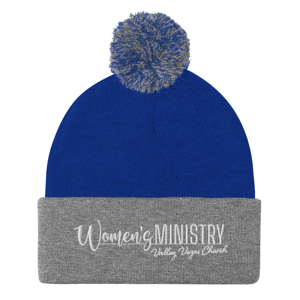 Women's Ministry Pom Pom Beanie
