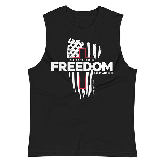 Valley Freedom Flag Muscle Tank