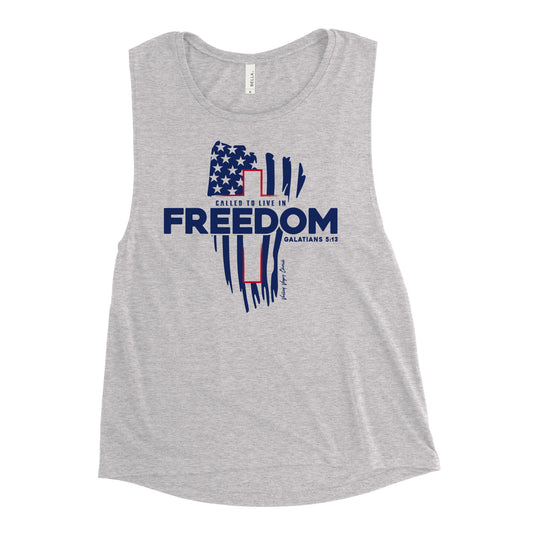 Valley Freedom Flag Women's Tank (Patriot)