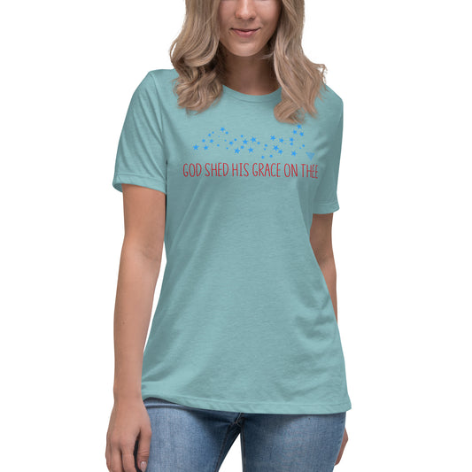 Women's Ministry Shed His Grace T-Shirt (Option 1)