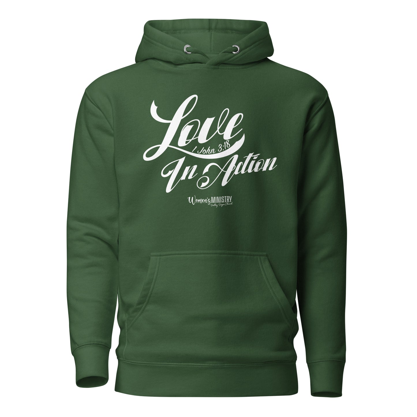 Love In Action - DARK | Women's Ministry | Hoodie