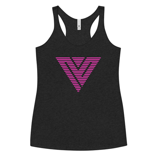 Valley V Pink | Women's Racerback Tanktop